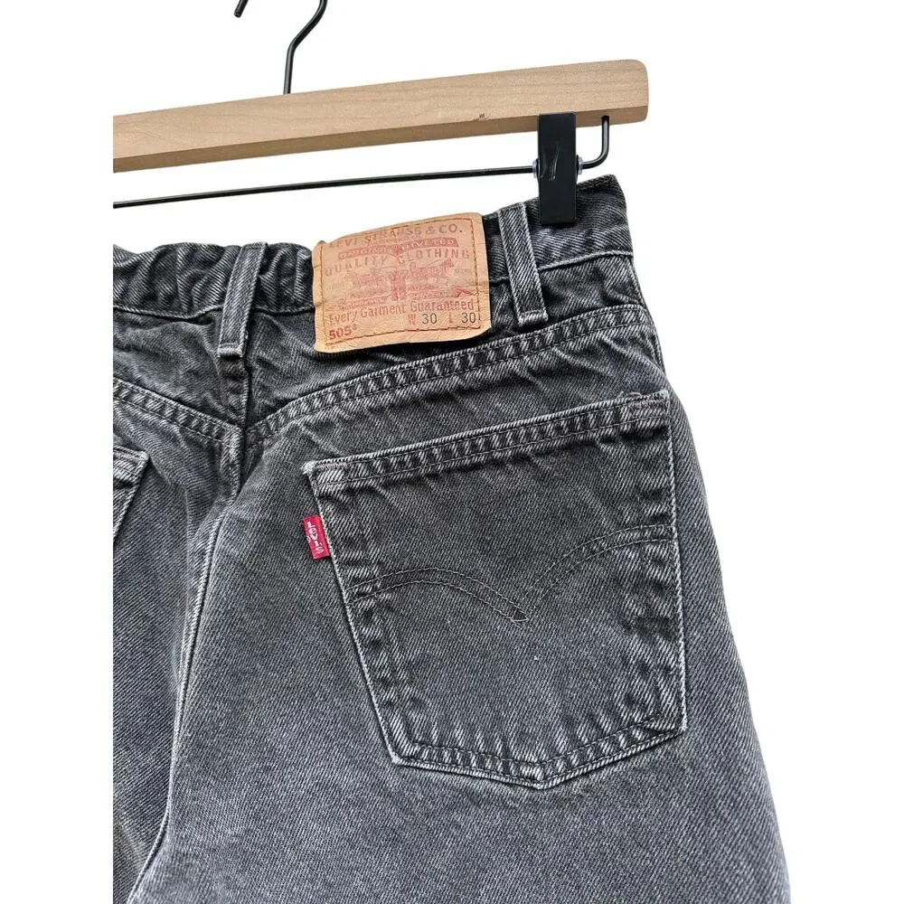 Vintage Levi's 550, black Y2k high waist jeans